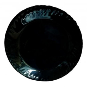 ASSIETTE PLATE 23 NOIR V2678